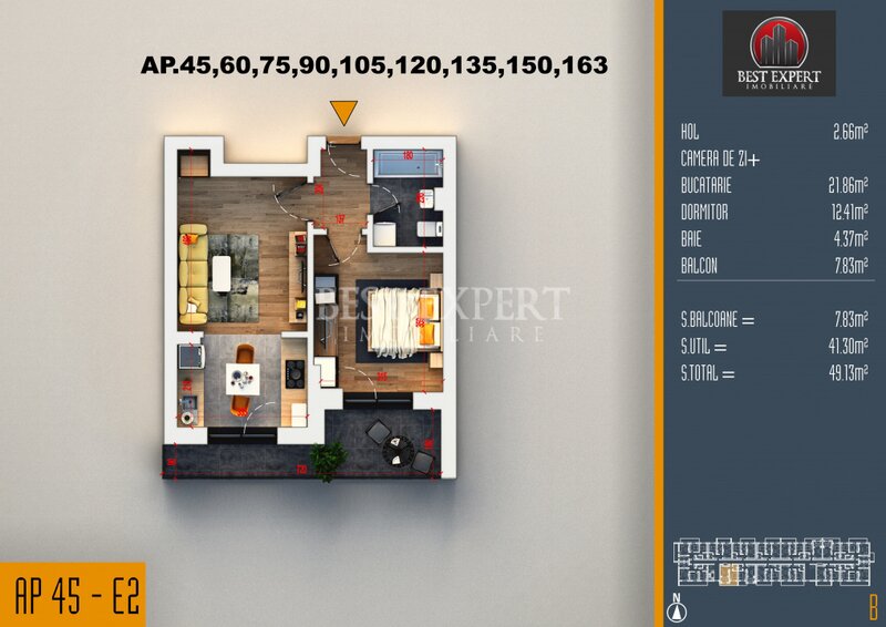 Titan, Pallady, 2 camere ideal investitie, incalzire in pardoseala.